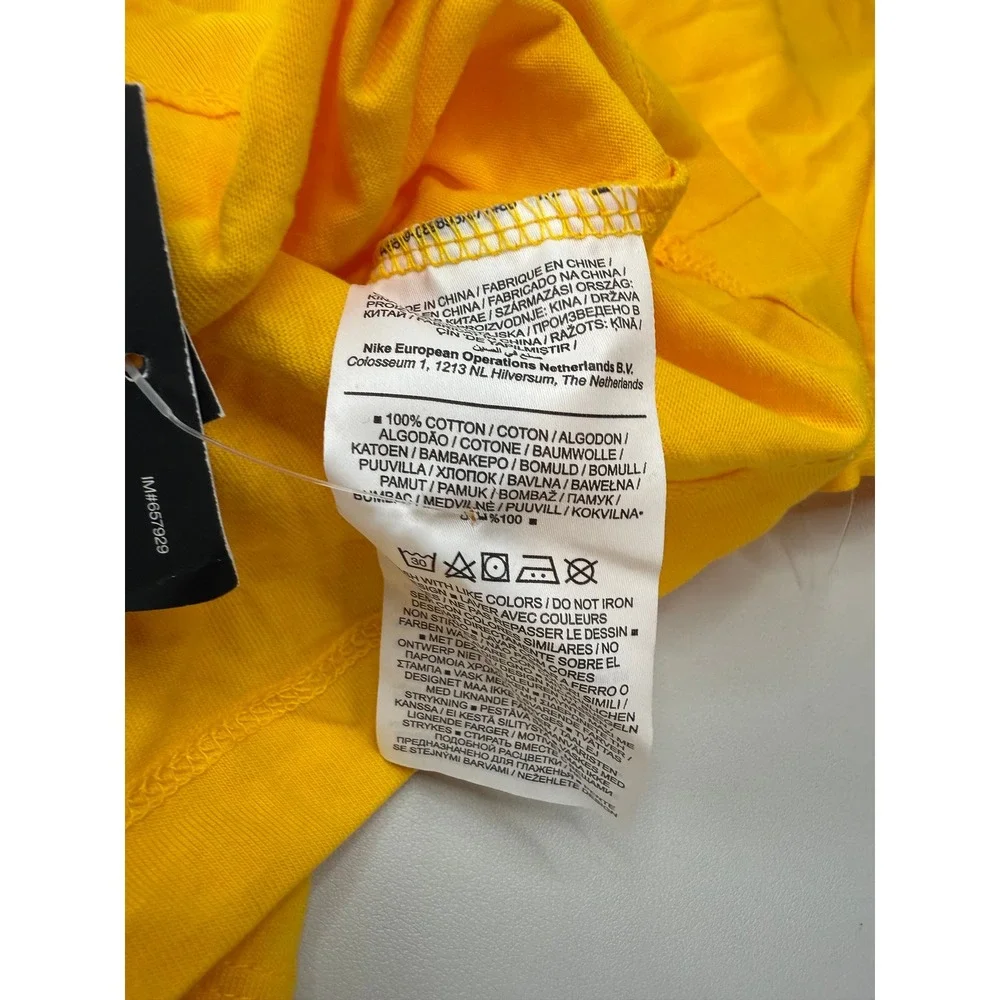 Jordan‎ Mens Jumpman Poolside Tee Shirt Yellow Blue Medium NEW